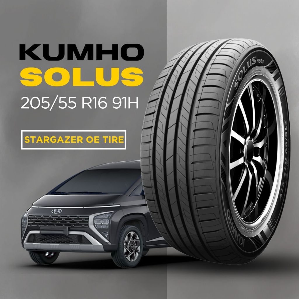Ban IMPORT Hyundai Stargazer Kumho Tires Solus HS63 - 205/55 R16