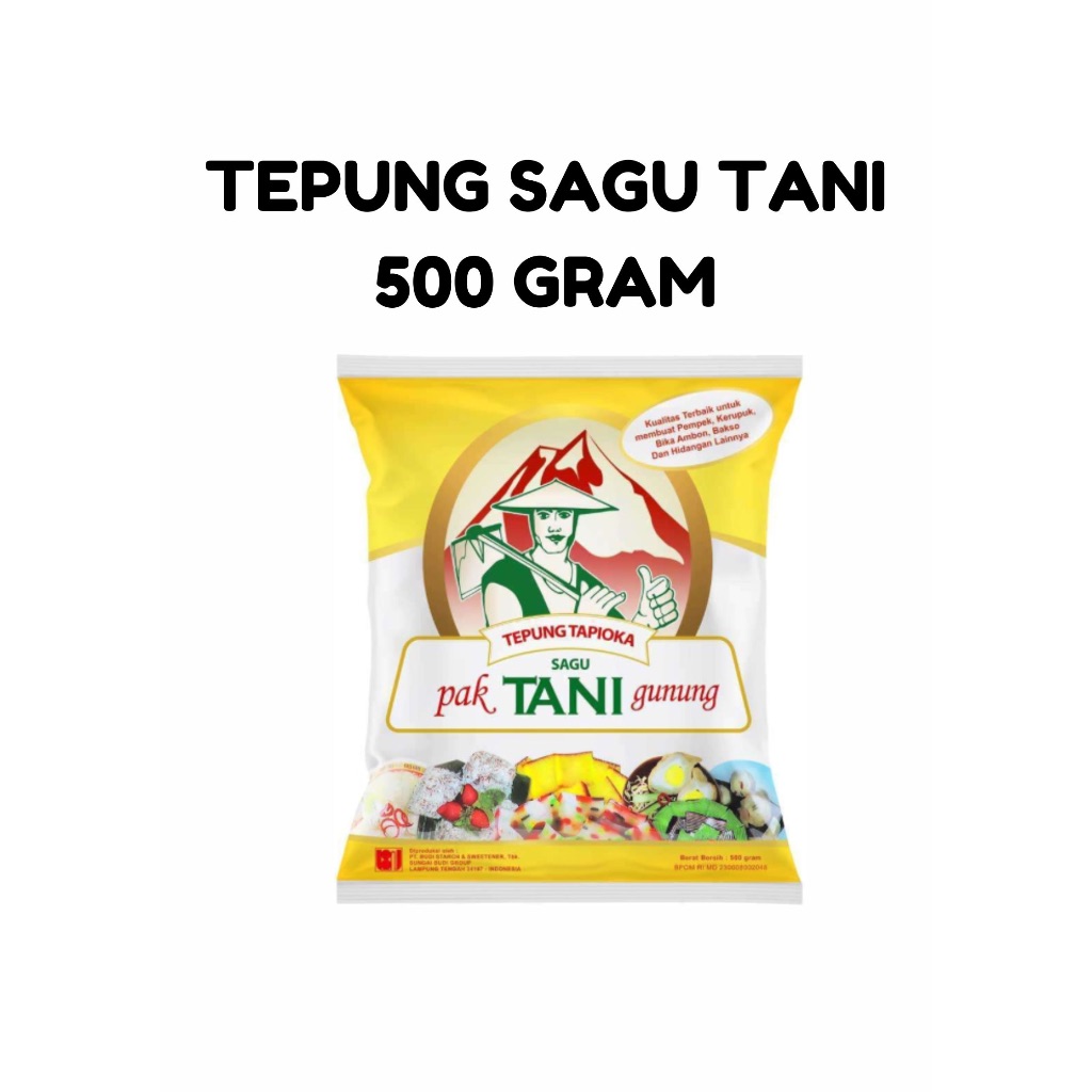 

TEPUNG SAGU CAP PAK TANI GUNUNG 500 GRAM