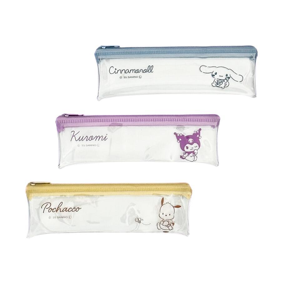 

Pencil Case Slim Sanrio Cinnamoroll Kuromi Pochacco Transparent Kotak Pensil Pouch Limited Edition