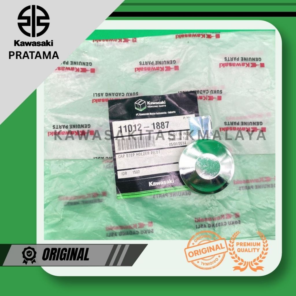 TUTUP STEP HOLDER AS FOREK KAZE R ASLI ORI KAWASAKI 11012-1887