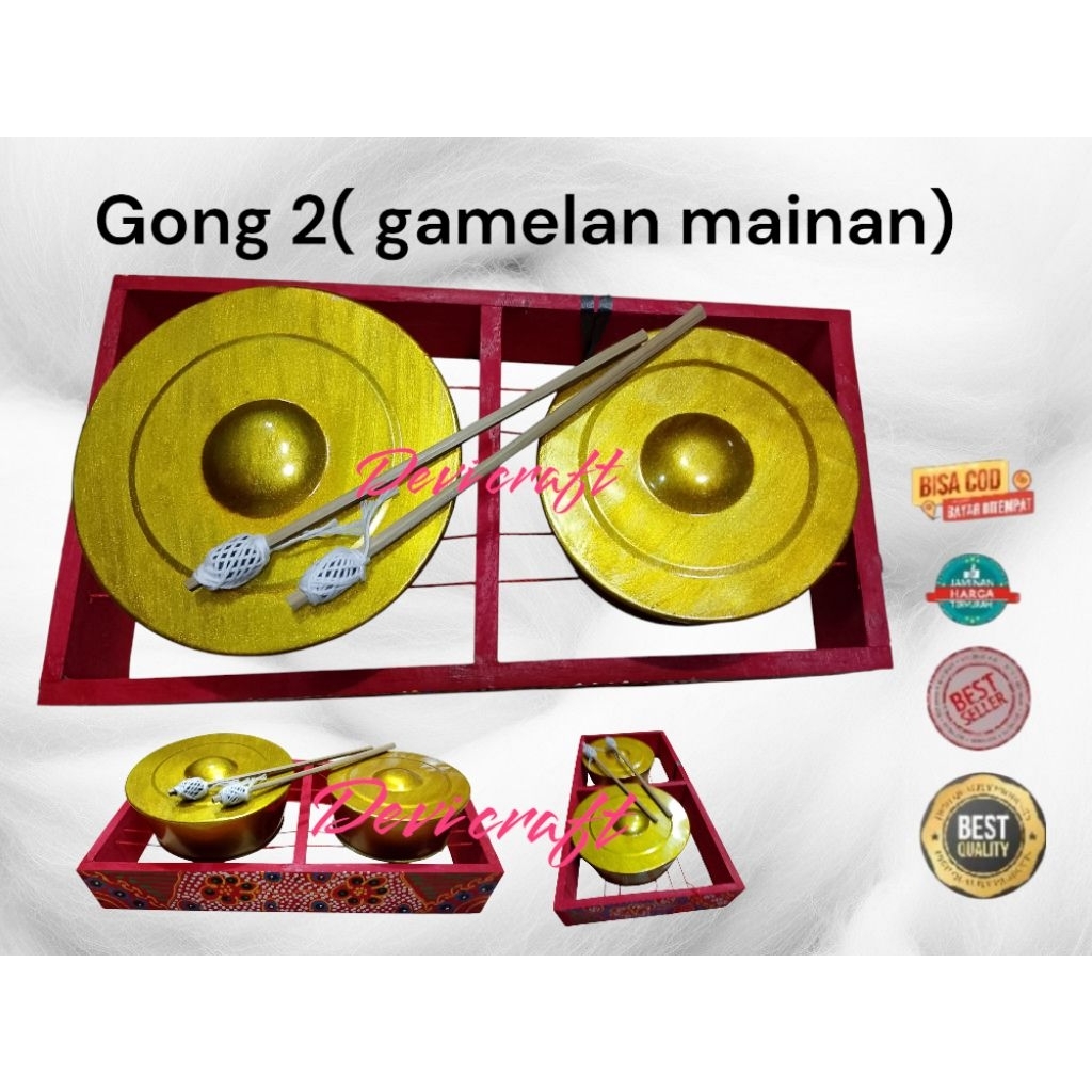 Gong 2, gamelan toy  double gong toytwin gong percussion
kids gong instrument
small gong musical toy