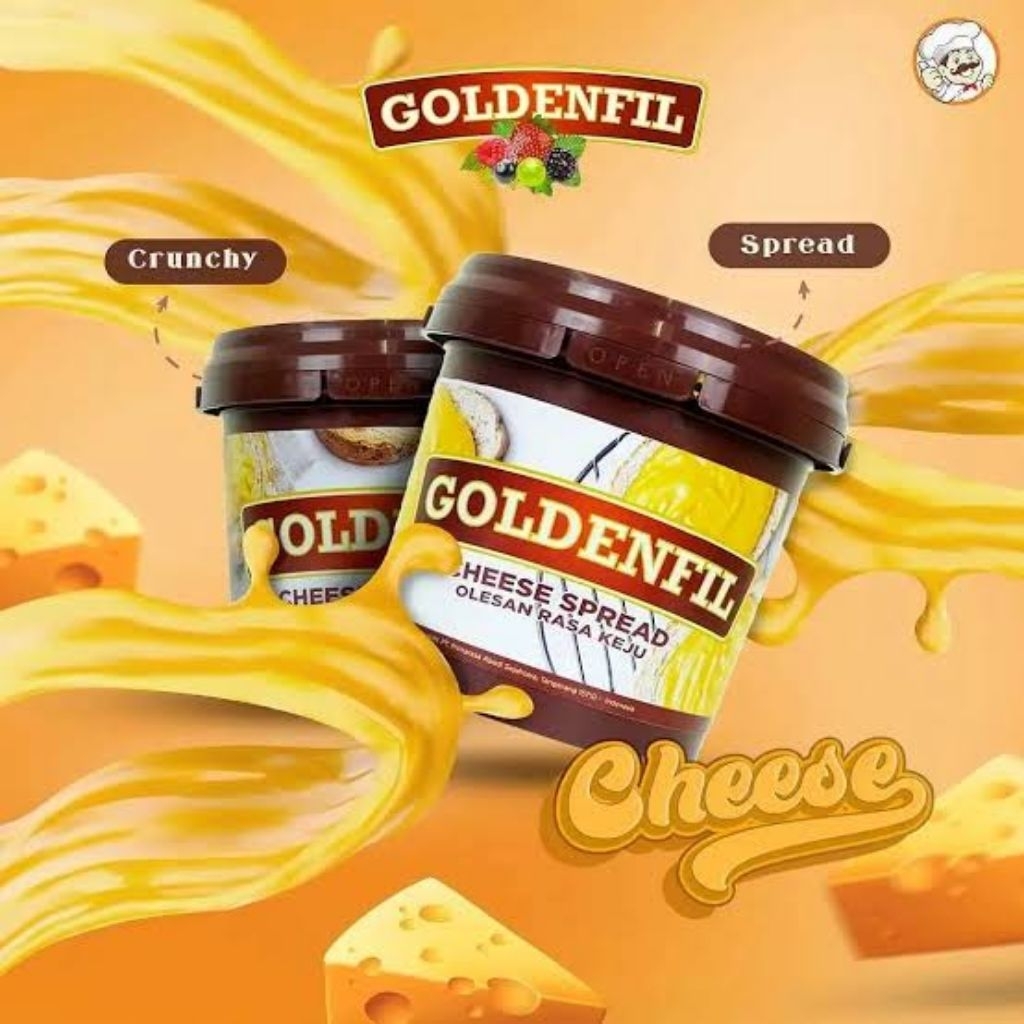 

goldenfill cheese spread ecer 250gr