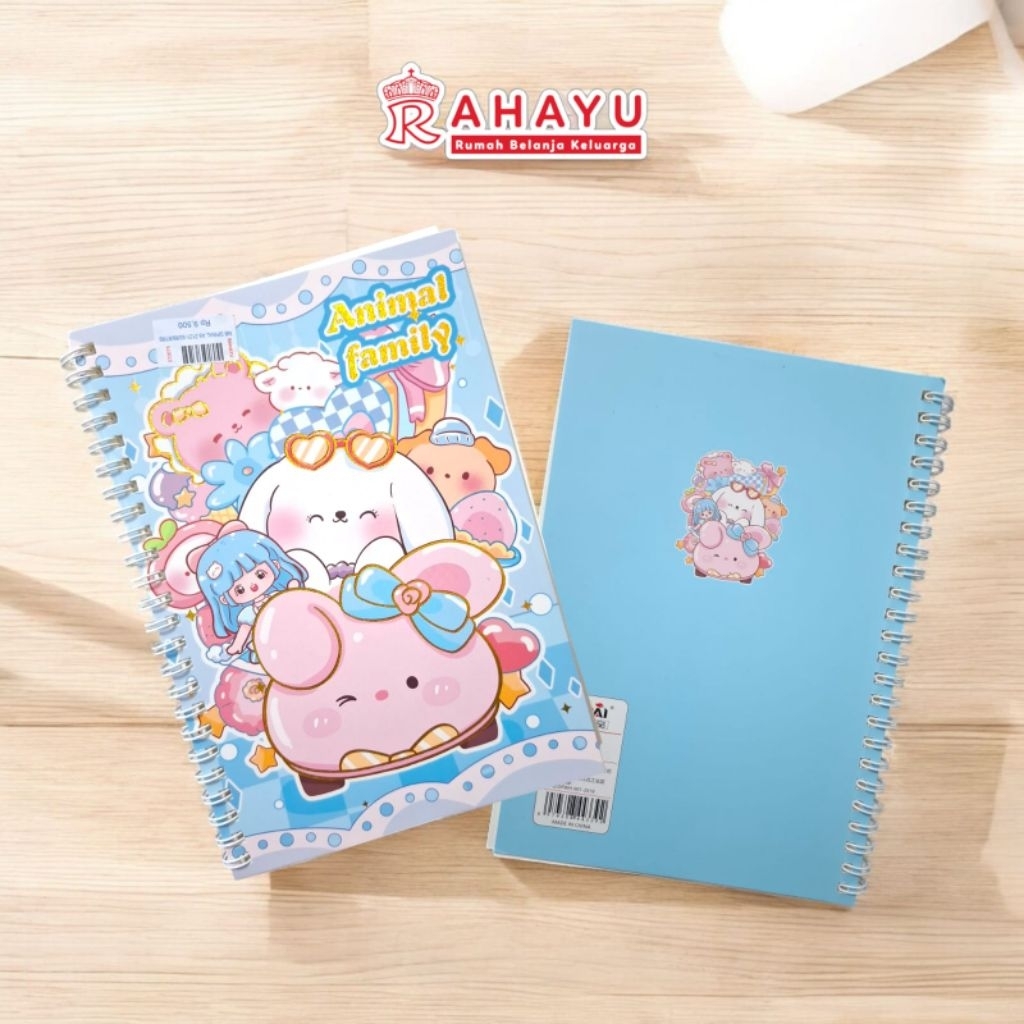 

NOTE BOOK BERKARAKTER LUCU