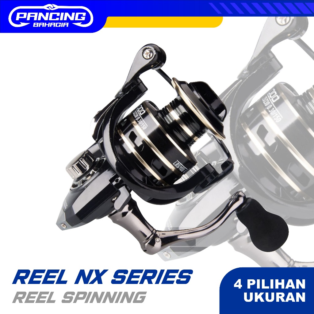 Pancing Bahagia - Reel Pancing Spinning Full Reel NX  Gulungan Pancing Kuat Reel Pancing Lautmurah f