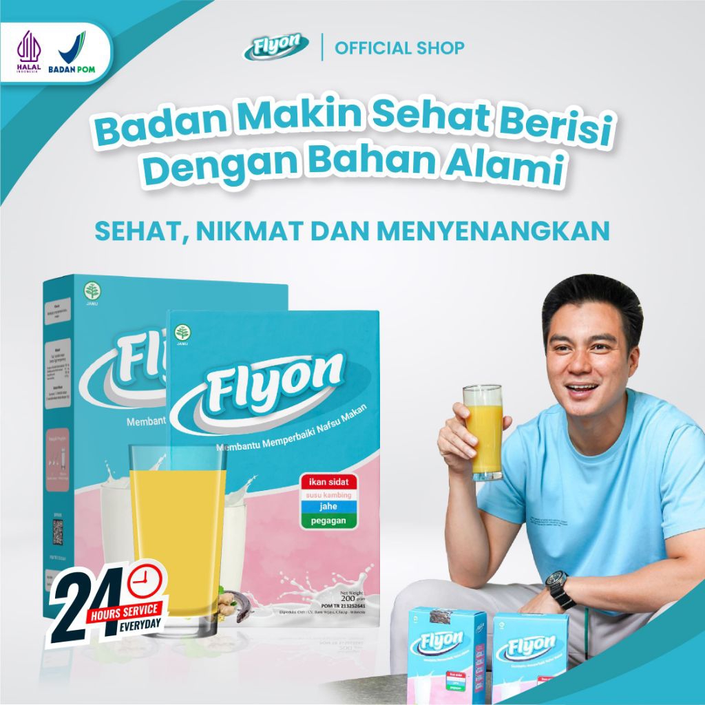 

Flyon Biru Susu Penggemuk Badan & Penambah Berat Badan