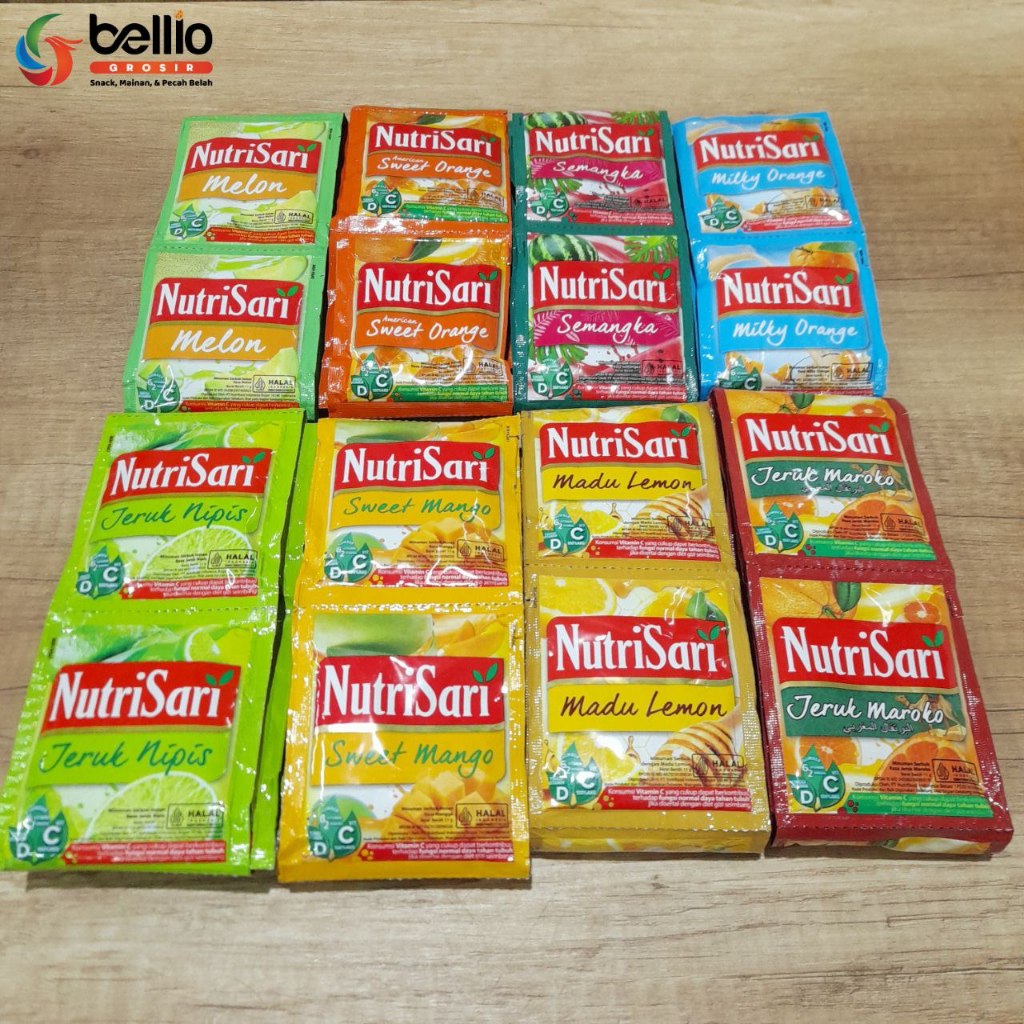 

Nutrisari All Varian Rasa Isi 10 Sachet
