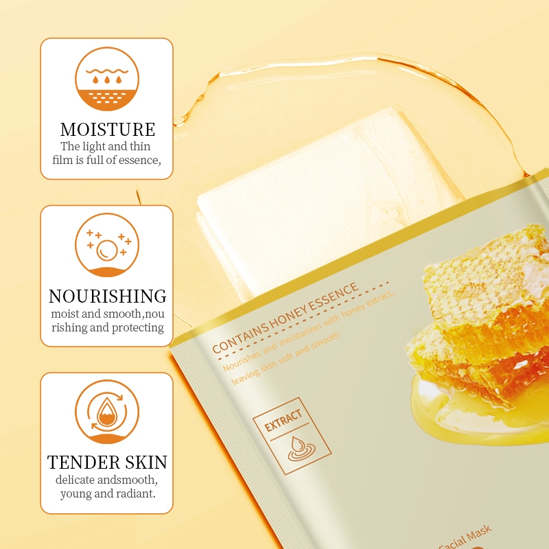 ELDORE Honey Moisturizing Facial Sheet Mask