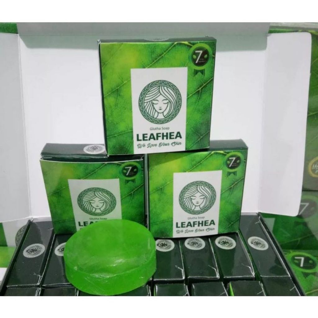 LEAFHEA 1box] SabunLeafhea Gluta Soap Original BPOM