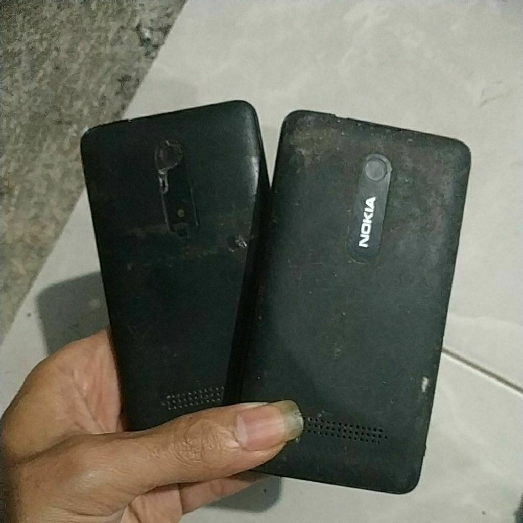 kesing fulset bekas nokia 210 cabutan original
