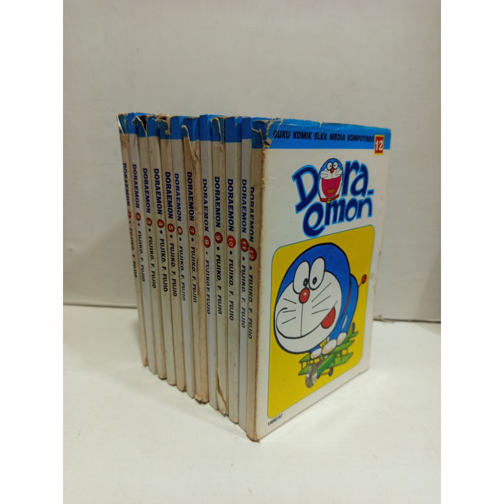 Komik Doraemon 1-12 by Fujiko F Fujio Paket 12 Buku