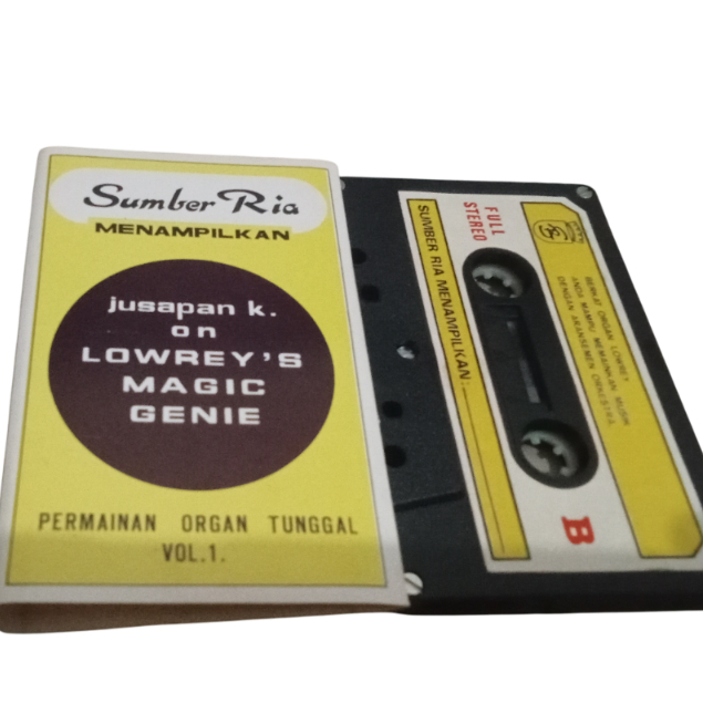 Kaset Pita Jusapan K - Permainan Organ Tunggal Vol 1 - Instrumental Indonesia