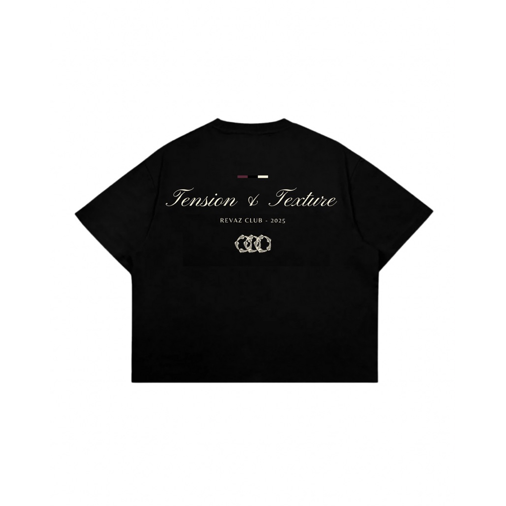 Club Of Revaz “ Tension & Texture “ Black Tee