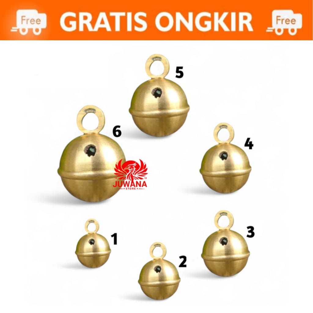 Kerincingan Lonceng Kuningan Lonceng Kucing Kerincingan Jaranan Kerincingan Kucing Suara Nyaring