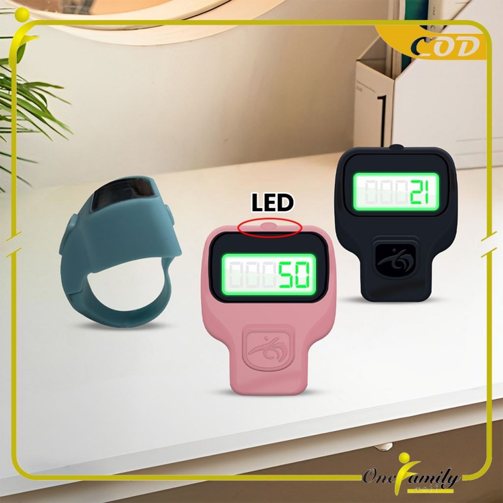 Tasbih cincin led, /Tasbib Digital model cincin, /Alatvantu dzikir model Digital