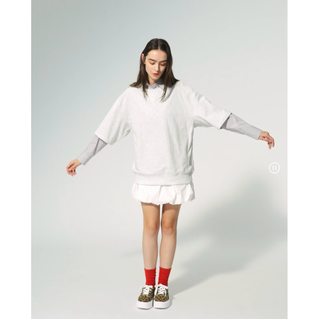 Oversize Sweatshirt Top (GU)