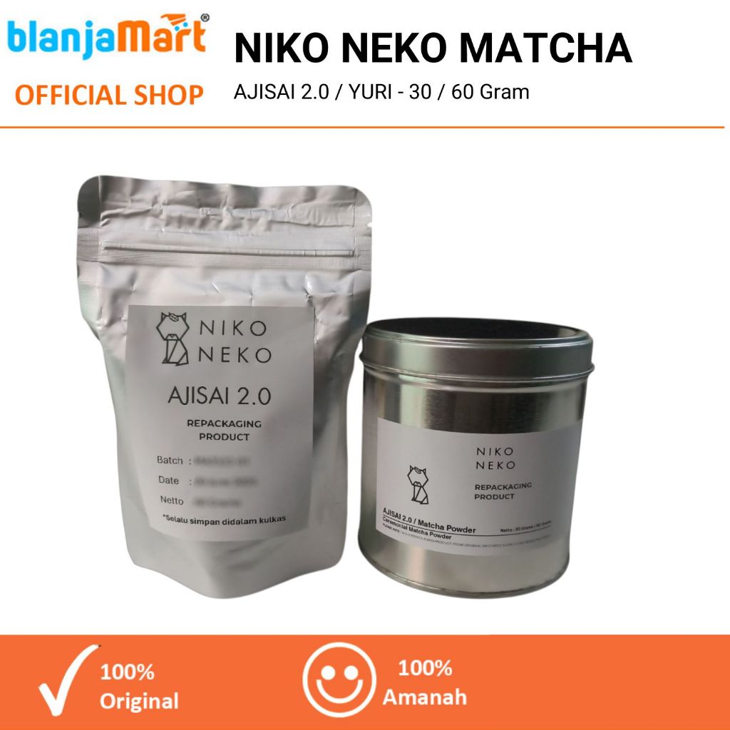 

NIKO NEKO MATCHA AJISAI 2.0 YURI Green Tea Matcha Powder