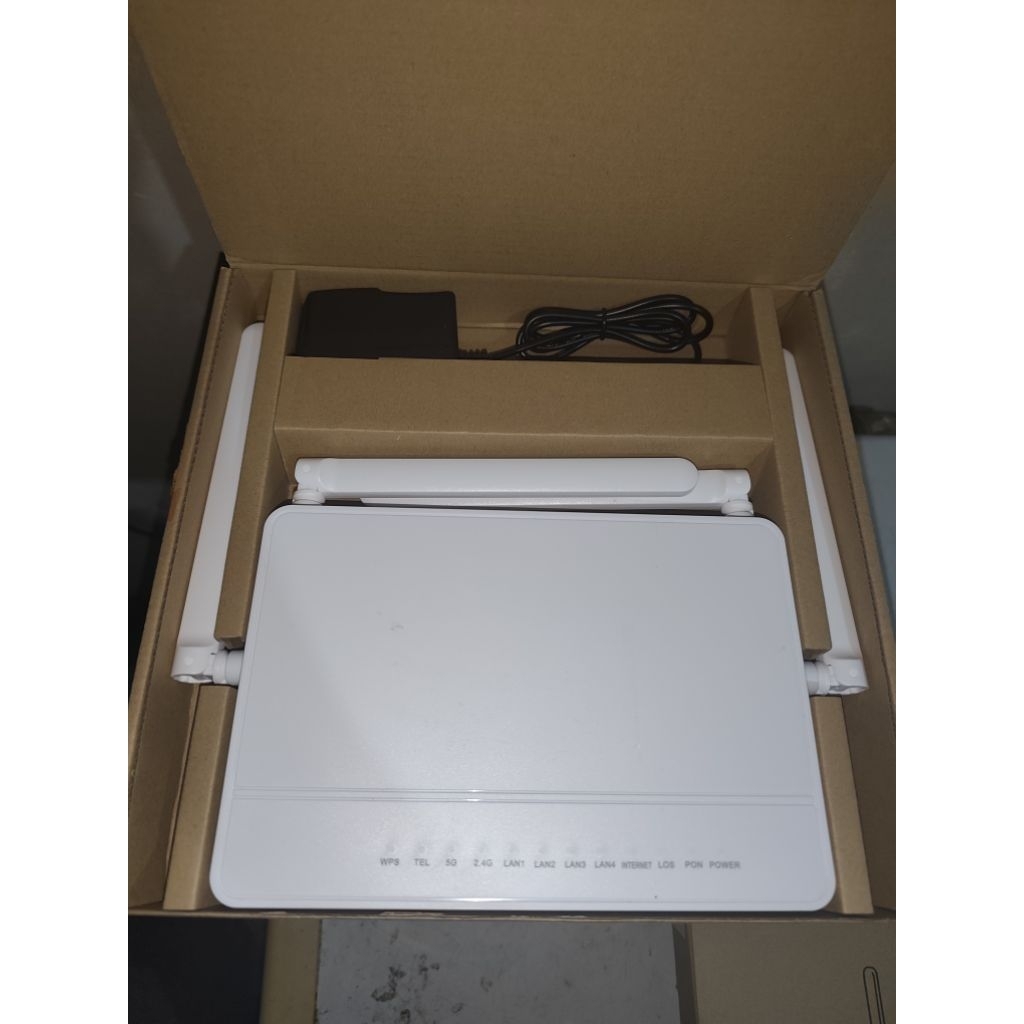 ONT ROUTER R670L XPON DUALBAND PREMIUM 4 antena port biru Thn 2025