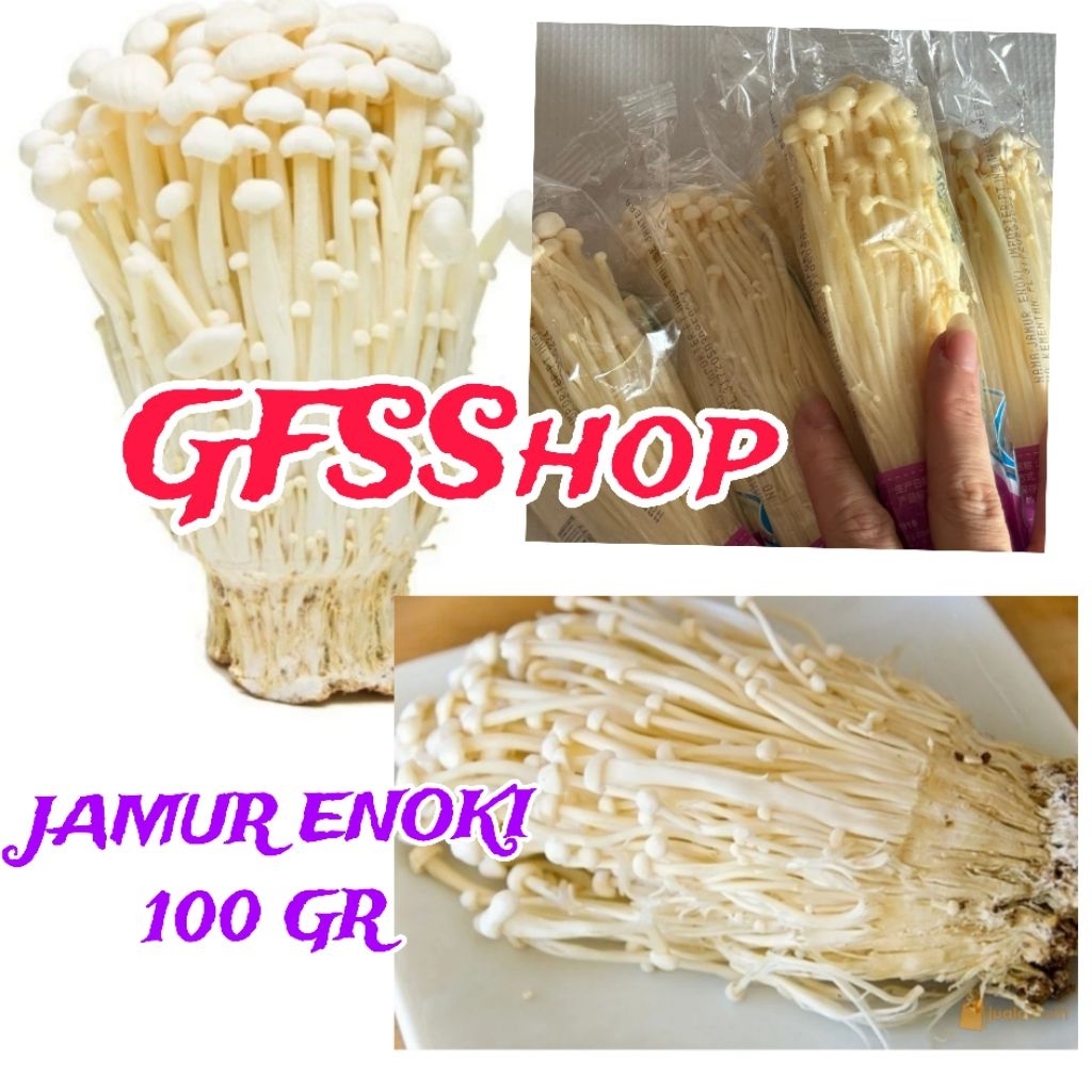 

Kode E. Jamur Enoki Henoki Mushroom Fresh 100 gram