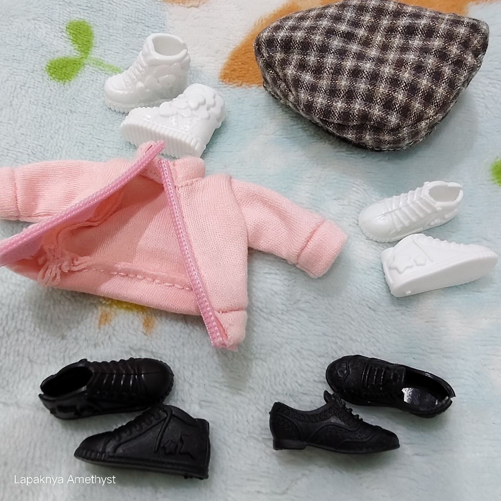 (baca desc) nendoroid clothes shoes baju sepatu topi boneka ymy obitsu11 ob11