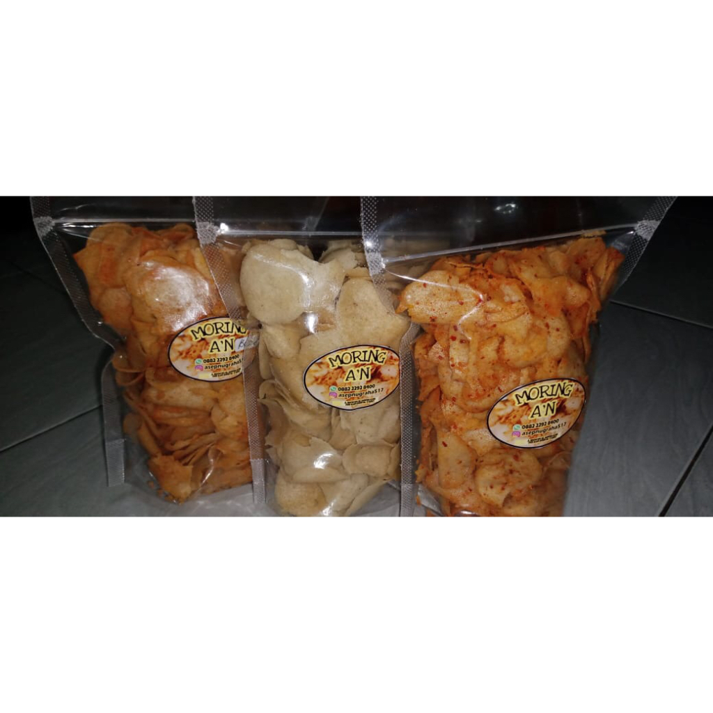

seblak moring A’N minimal order 4pcs free packing kardus