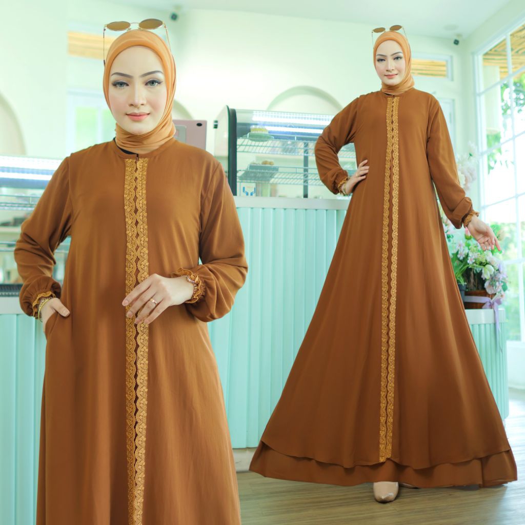 FREE HIJAB GAMIS CERUTI BABYDOLL PREMIUM // GAMIS SULTAN SERUTY BABYDOLL // GAMIS WANITA MUSLIMAH //