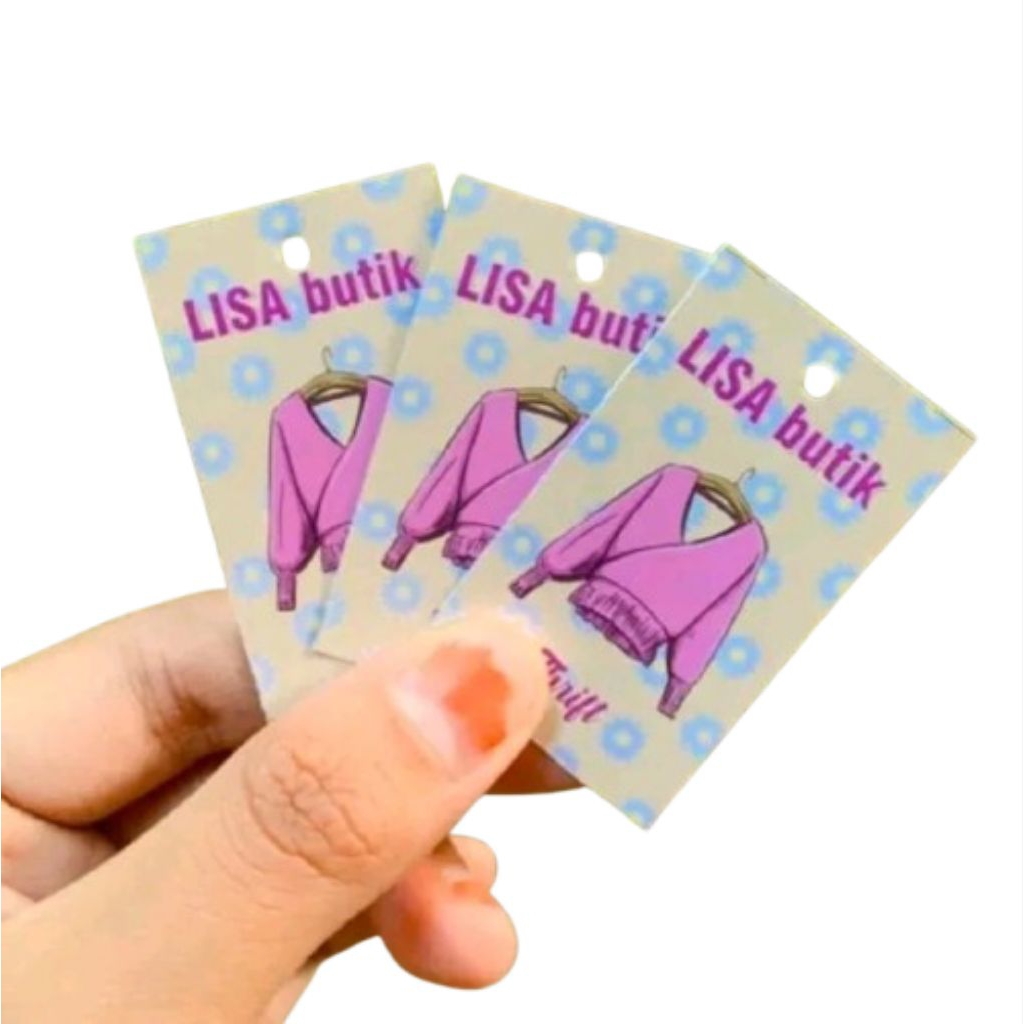 

Hang Tag Baju Custom 90pcs
