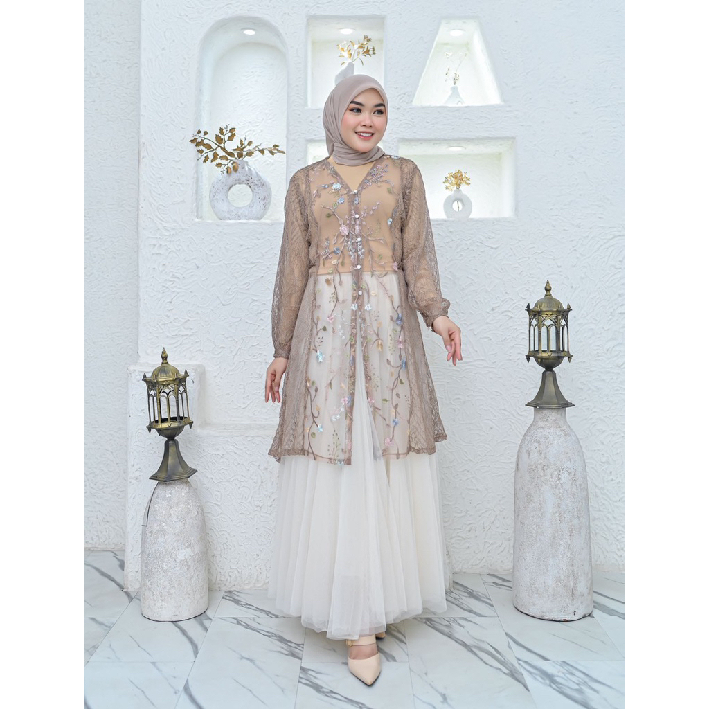 Andari Outer  JUMBO OUTER SAJA | Outer Pesta Busui | Outer tile | Outer Kondangan | Atasan pesta | A