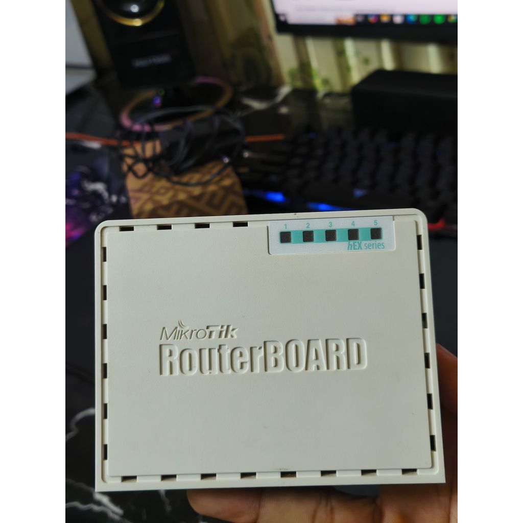 mikrotik rb750gr3 bekas mulus