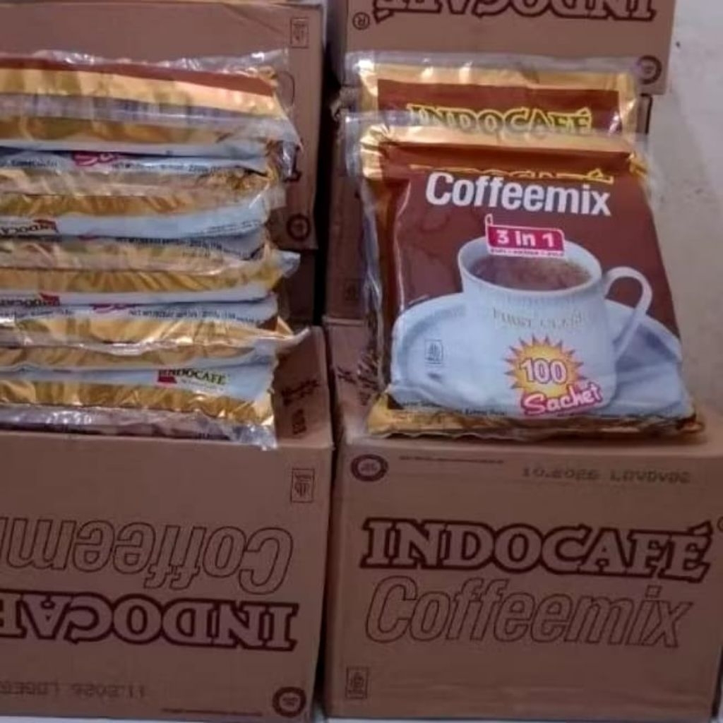 

Indocafe Coffemix 1 BAG isi 10 renceng 100 Sachet