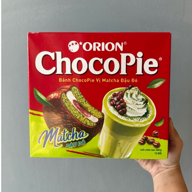 

Orion ChocoPie Rasa Matcha isi 12 ori Vietnam