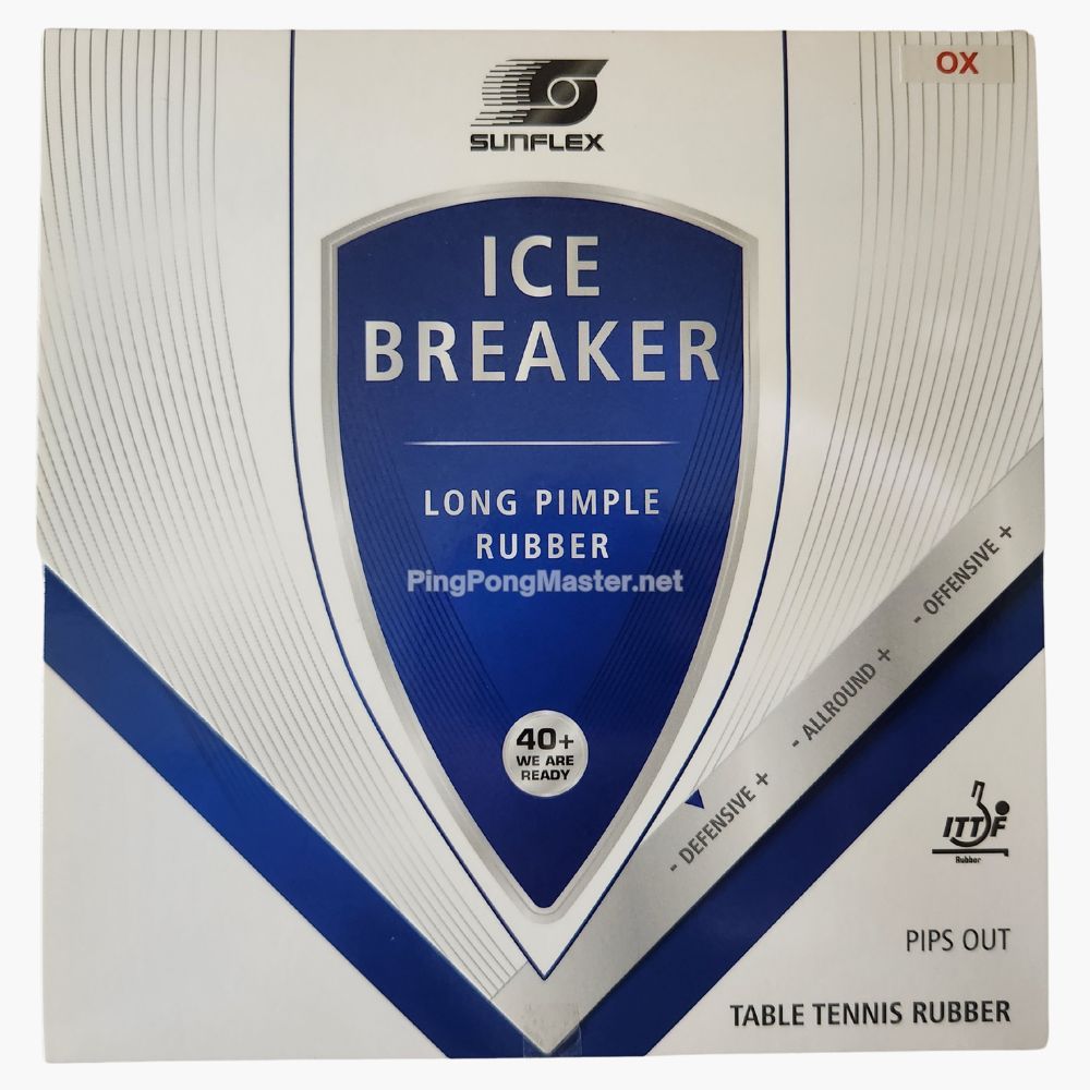 Sunflex Ice Breaker OX Long Pimple - Karet Pingpong Bet Tenis Meja Bintik Bertahan