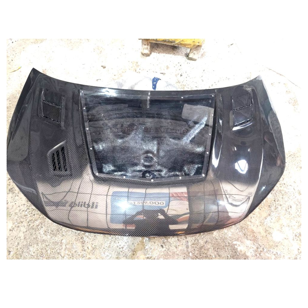 kap mesin carbon kevlar custom poliycarbonat all new brio mobilio