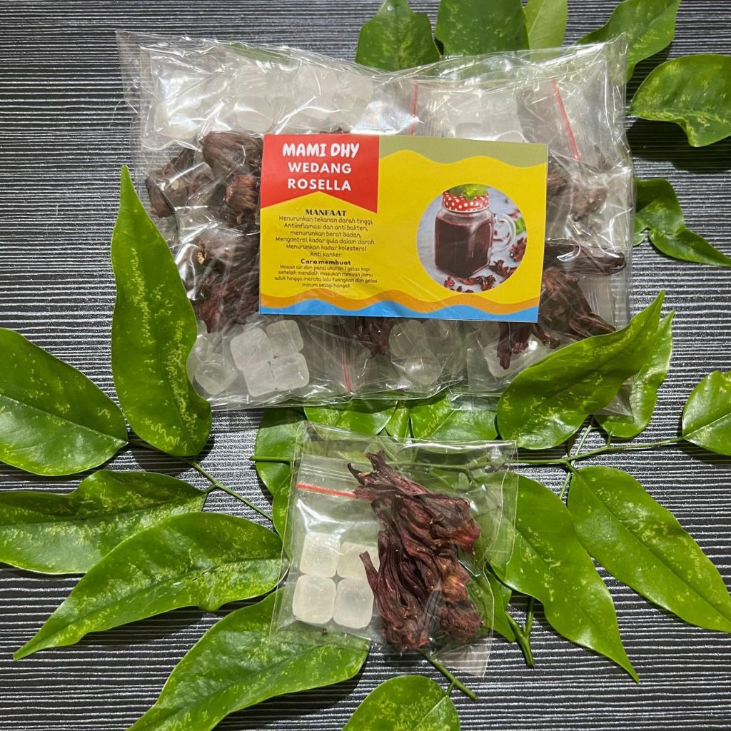 

wedang bunga Rosella isi 8 pcs dgn gula batu