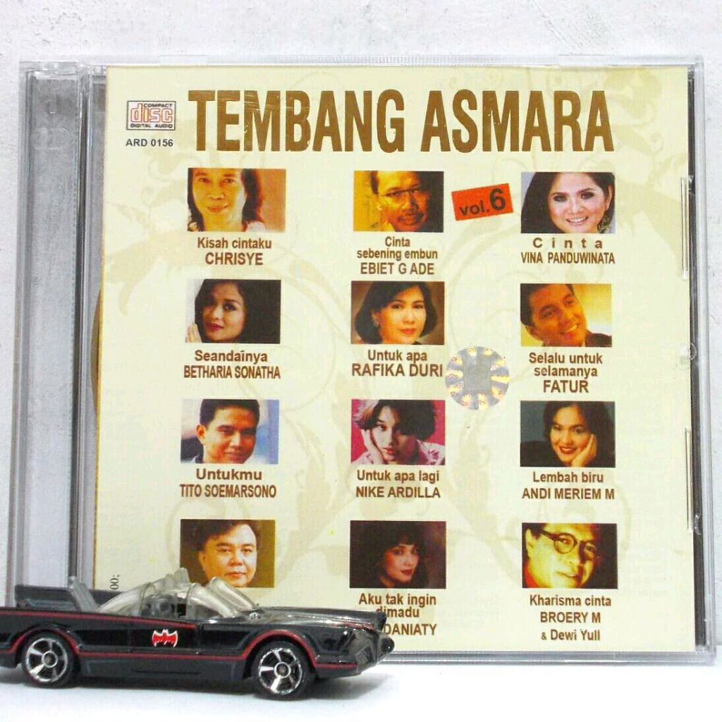 CD 15 Tembang Asmara ft. CHRISYE EBIET G ADE VINA PANDUWINATA BETHARIA SONATHA RAFIKA DURI FATUR TIT