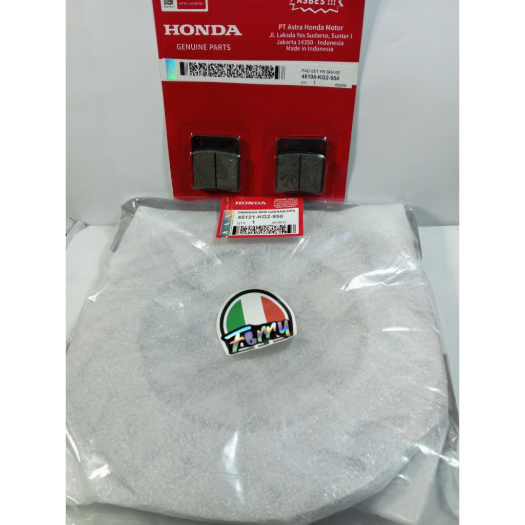 piringan depan + kampas depan  gl pro CDI, gl pro 125, gl pro neoteck,gl max /gl max neoteck