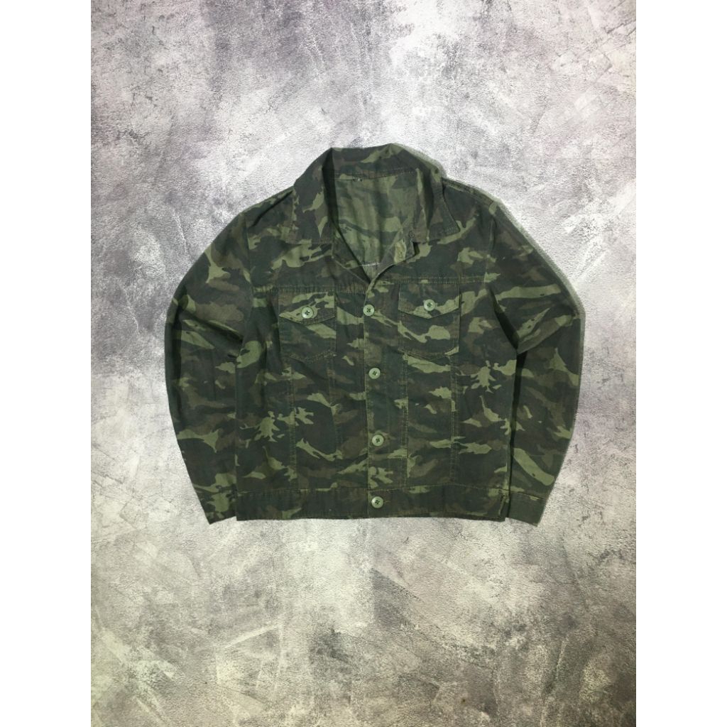 Trucker Jacket Camoflage | SECOND
