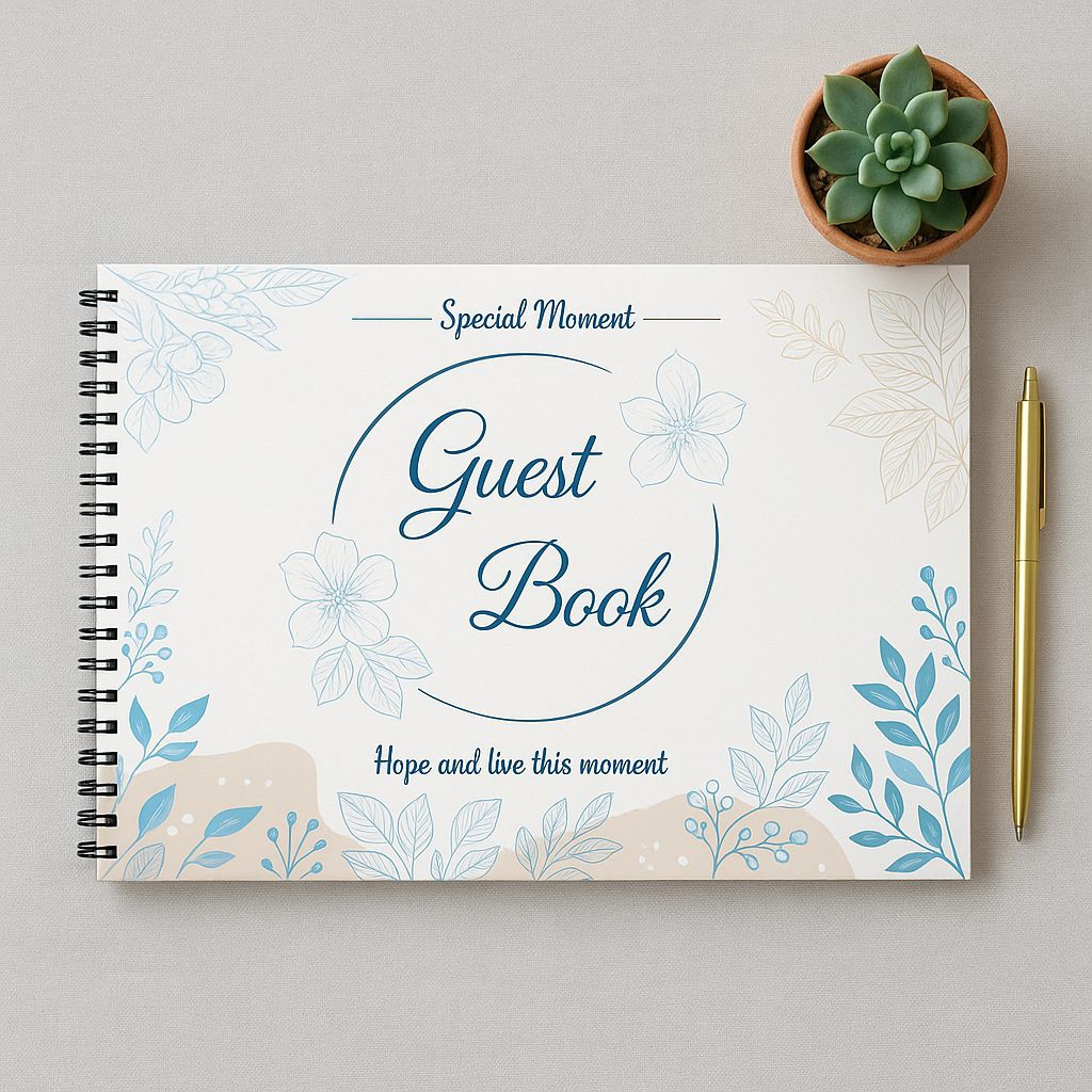 

Link CUSTOM Guest Book Weding-Buku Pernikahan Ukuran A4 Desain Cover Suka-Suka