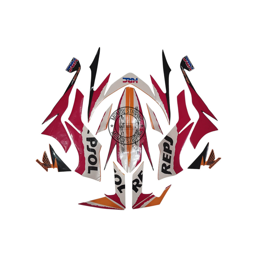 STIKER STRIPING BLADE REPSOL 2010