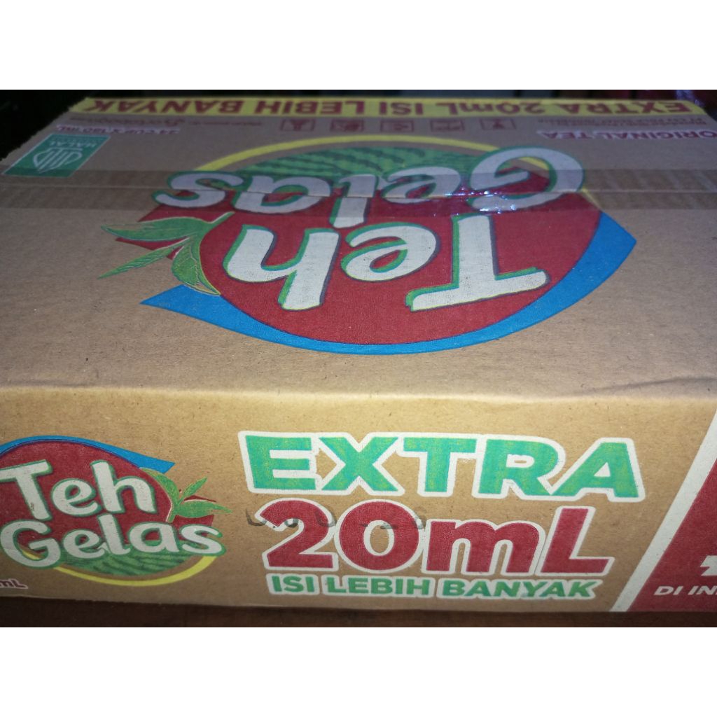 

Teh Gelas isi 24 cup X 180 extra 20 ml