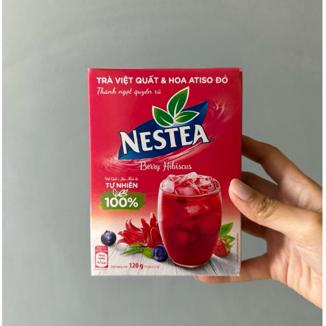 

Nestea Berry Hibiscus Instant Tea isi 10 ori Vietnam