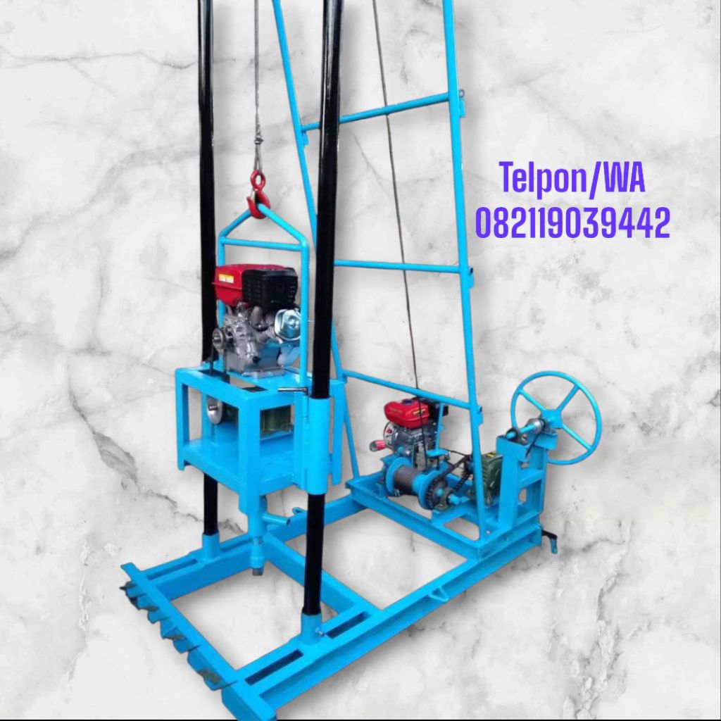 PROMO mesin bor tanah type winch set seling - mesin bor sumur - mesin bor - mesin borepile - mesin s