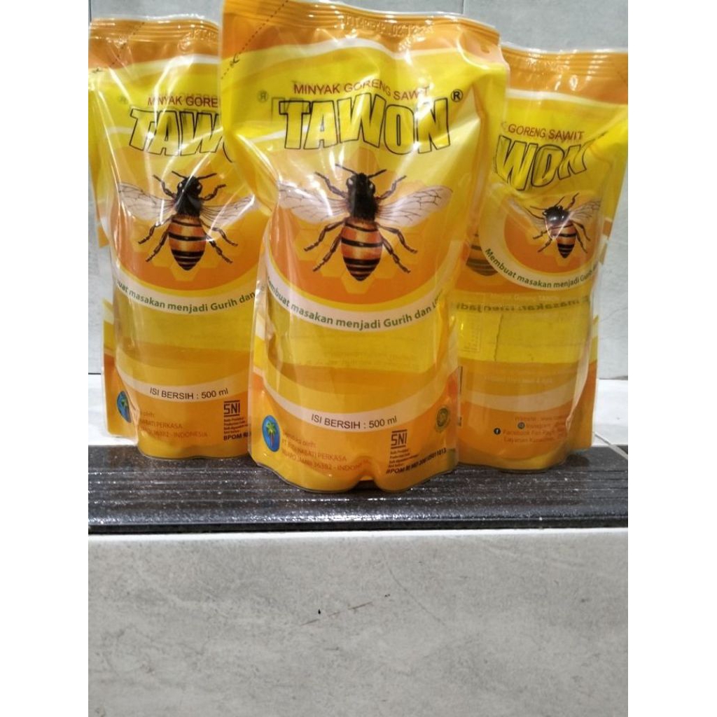 

Minyak Goreng 1 Liter Cap Tawon Eceran MURAH