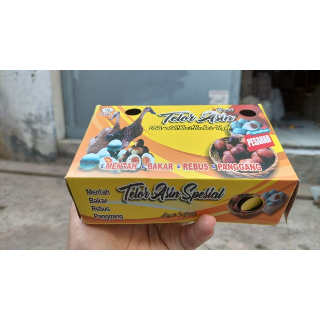 

Dus/kardus/ box kotak kemasan telur asin isi 6 super tebal