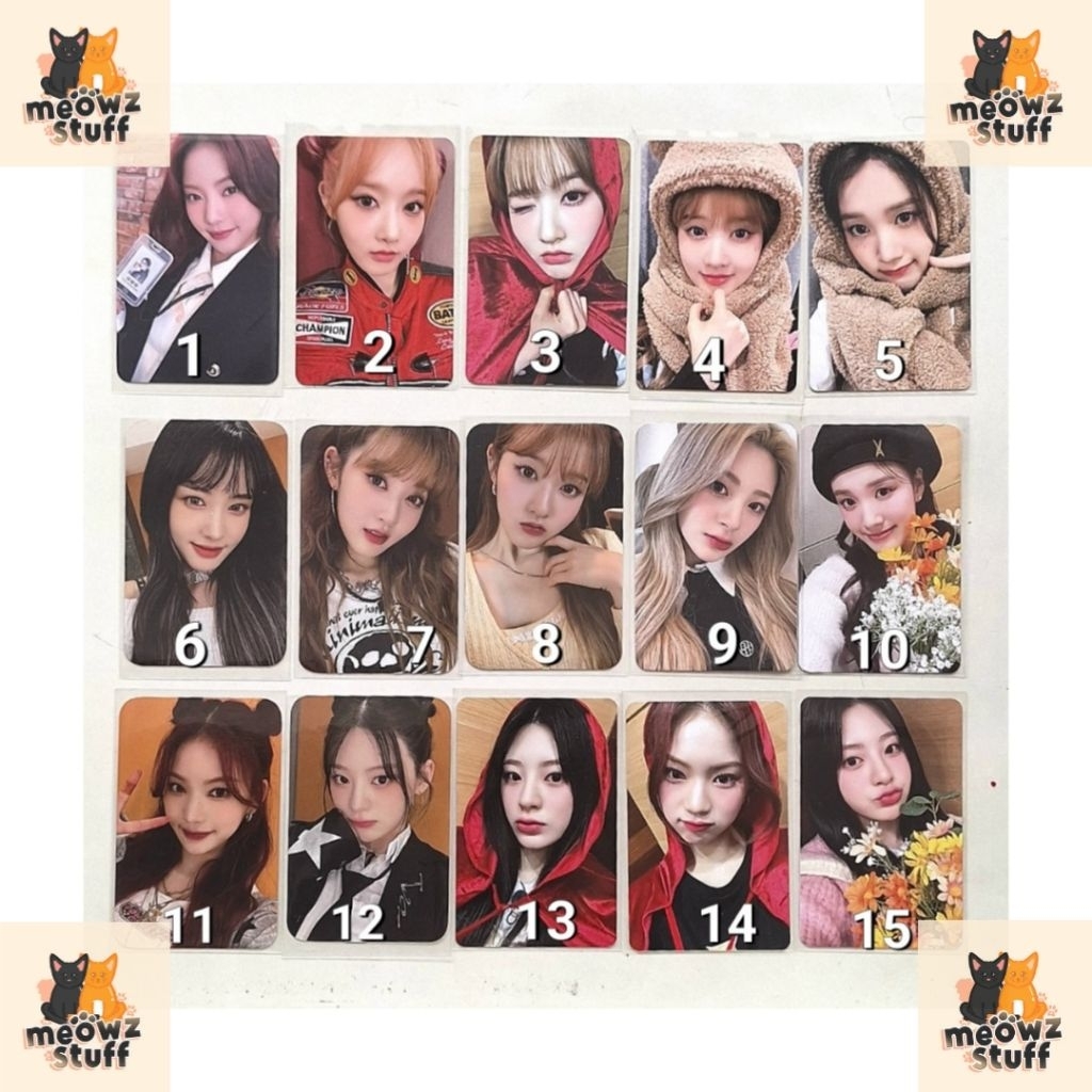 STAYC SUMIN SIEUN ISA SEEUN YOON J so bad asap wnl teddy bear mpc jp photocard