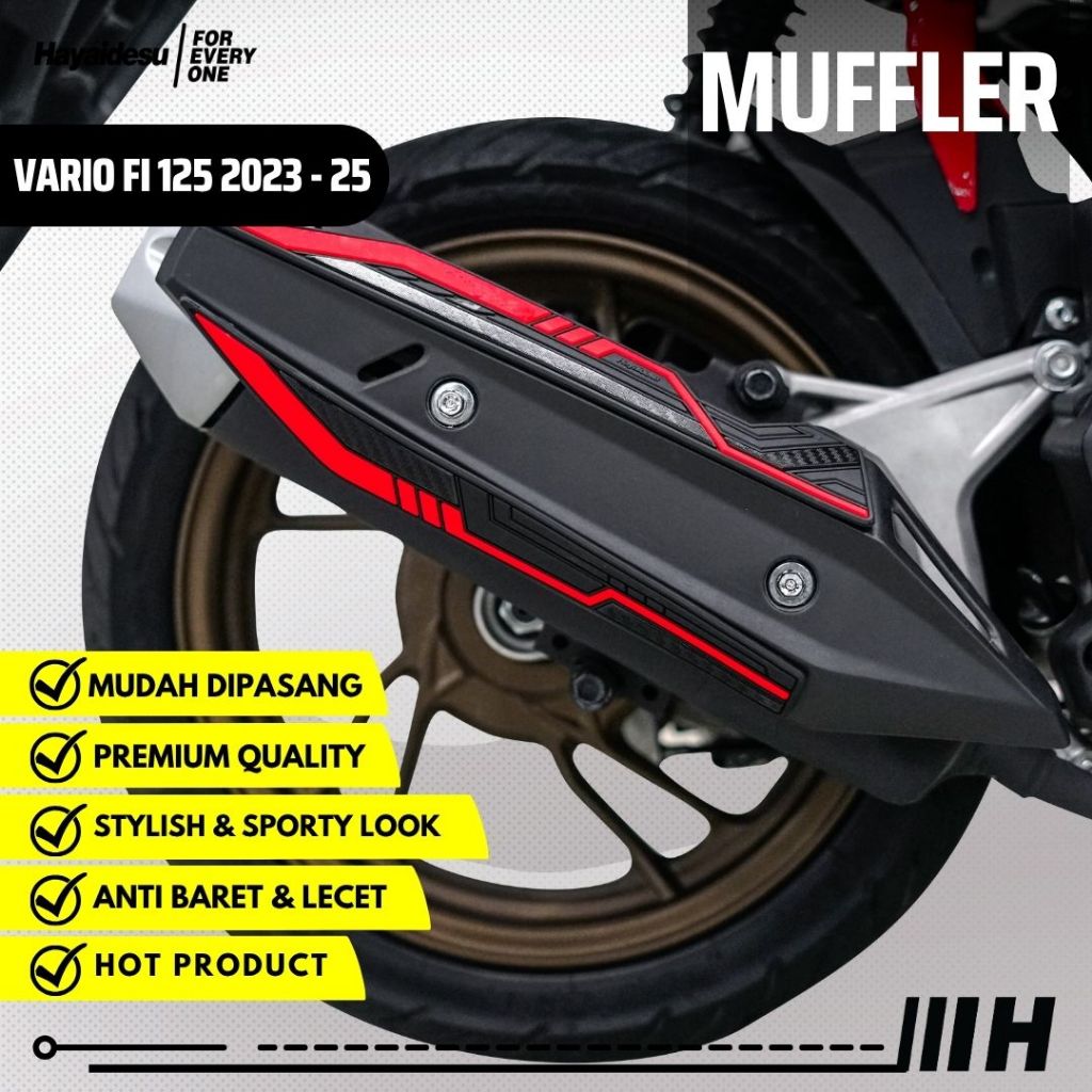 Hayaidesu Vario 125 FI 2023 - 2025 Body Protector Muffler Cover