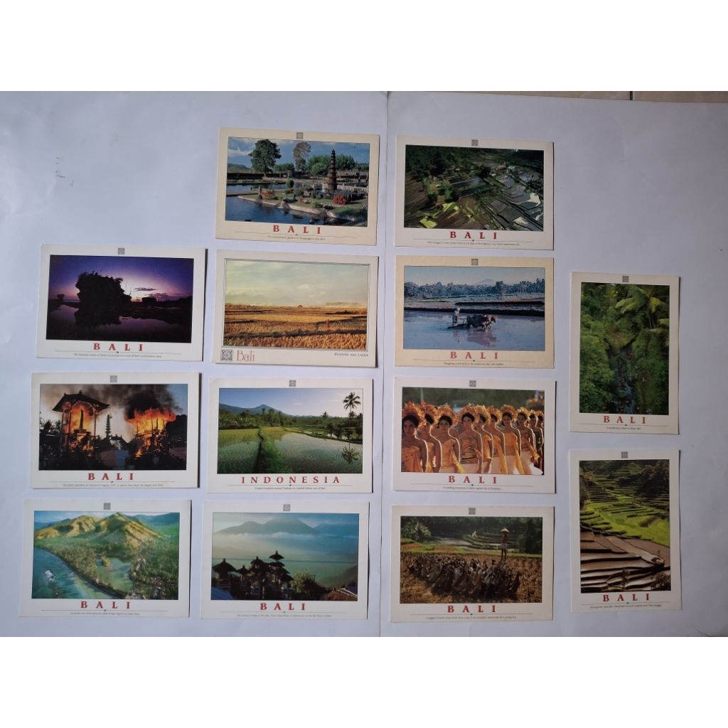 

Kartu Pos asli jadul tahun 1990an Pemandangan Bali - Mulus / ex. Stock Toko