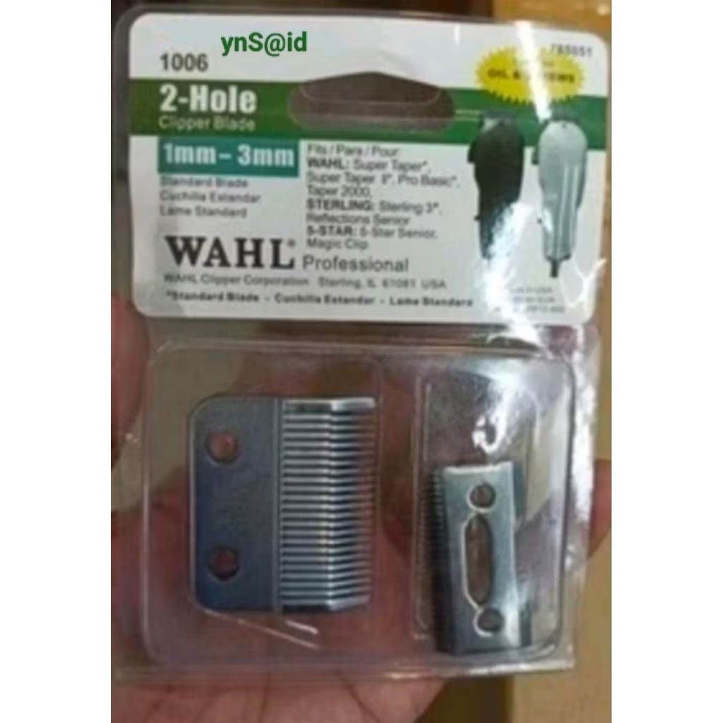 MATA PISAU MESIN CUKUR RAMBUT WAHL SET USA/CLIPPER BLADE SET WAHL USA