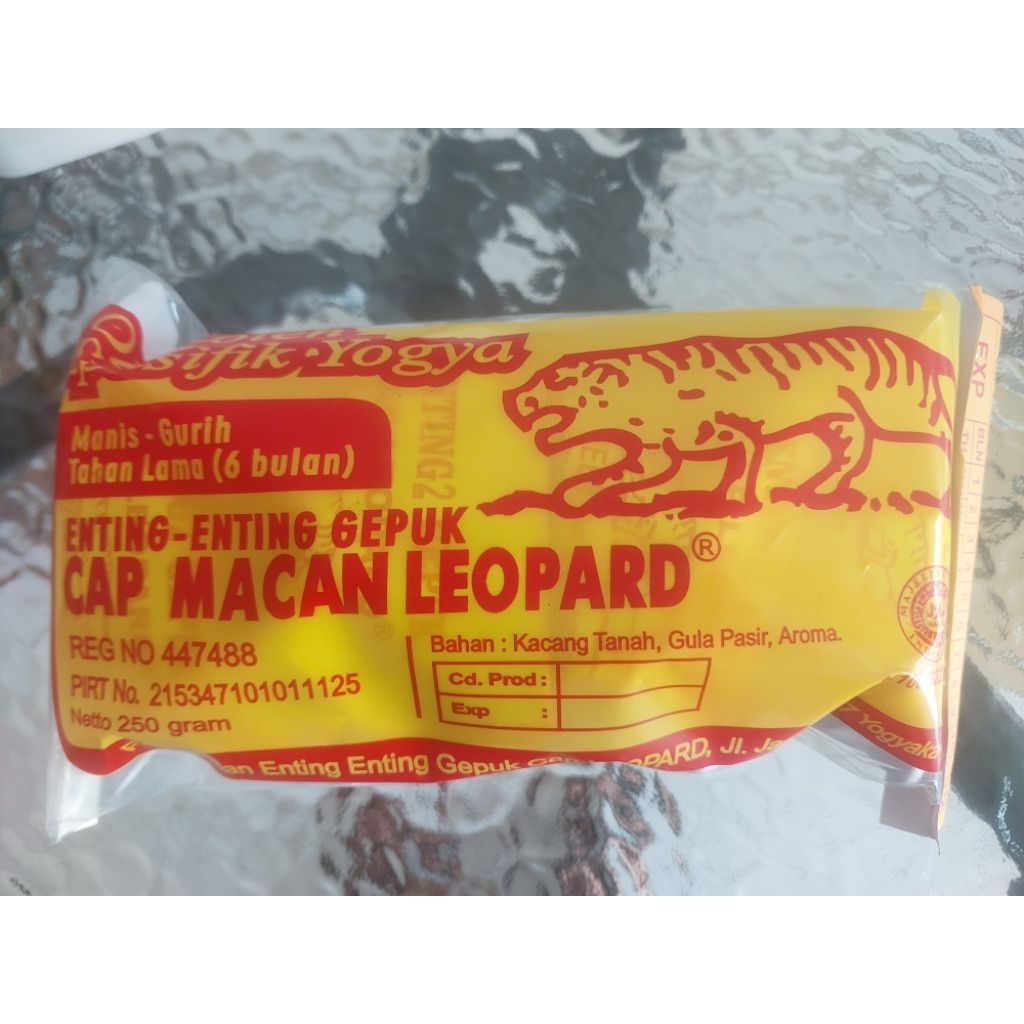 

enting enting gepuk cap macan leopard