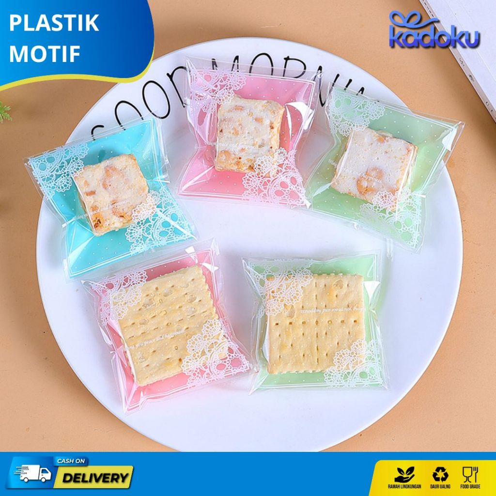 Plastik Cookies 10x10CM  / Plastik Permen / Plastik Kue / Plastik Cookies OPP Motif Lucu