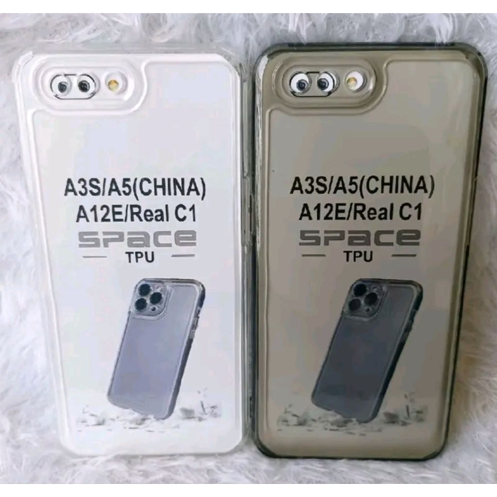 Softcase Bening Oppo A3S Casing Transparan full Pelindung Camera